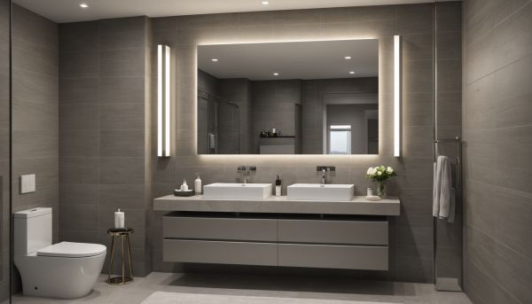 Amenagement salle de bain fonctionnelle et elegante