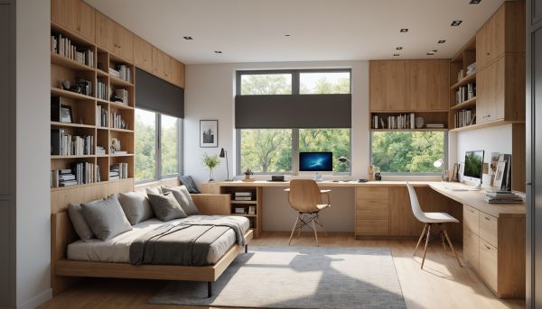 Meubles astucieux gain de place pour studio